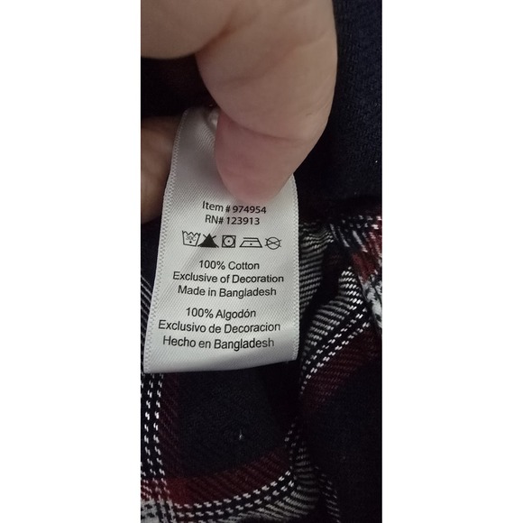 Jachs Flannel Shirt Mens XLT Multicolor‎ Plaid Heavyweight Cotton Button Up - Picture 7 of 9